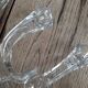 2 bougeoirs cristal