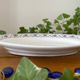 Antique serving dish in Saint-Amand earthenware (Nord)