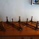 Folding wooden wall coat rack 10 hooks