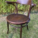 Viennese curved wood armchair JJ Kohn Bentwood