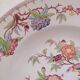 6 hollow plates Sarreguemines décor Minton