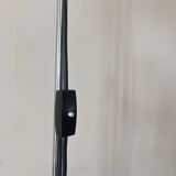 chrome metal reading lamp with 1 spotlight, 1970s design