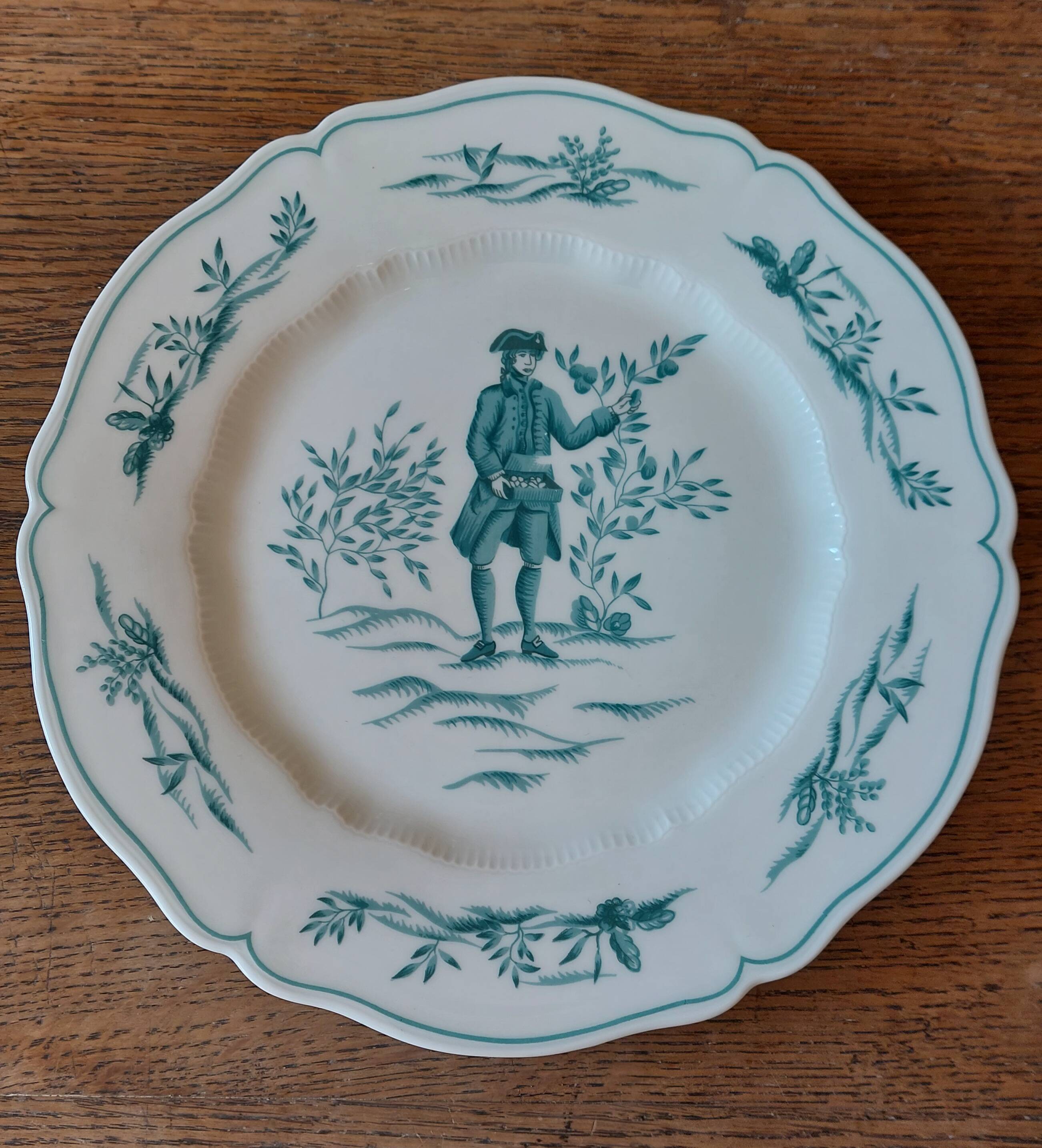 Suite de 6 assiettes Haviland Les Islettes