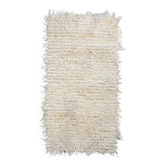 3x7 Ivory Beige Neutral Wool Vintage Rug, 112x223Cm SK 70381