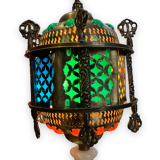 Lantern orientalist floor lamp
