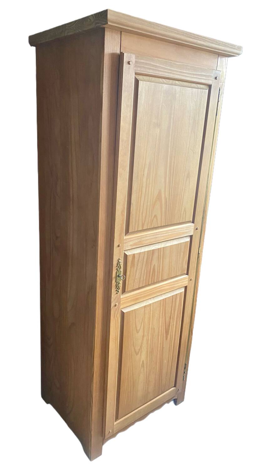 Oak solid wood bonnetière wardrobe
