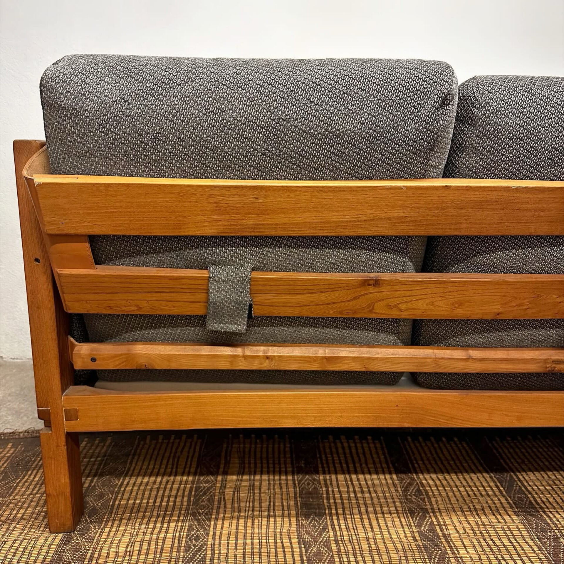 S32 sofa & its S15 armchair by Pierre Chapo, France, 1966