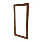 Scandinavian rosewood mirror, 133x64cm, Sweden, 1960