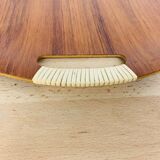 Round top Scandinavian teak 60s