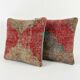 Set of 2 vintage Turkish cushion covers 48x48 cm