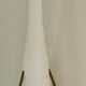 Lampe Space age laiton opaline années 60