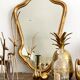Old gilded mirror