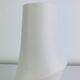 White ceramic vase, organic shape
