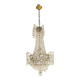 French Montgolfier Style Crystal Chandelier With 3 Tiers Prisms 4115