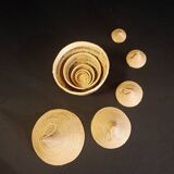 Small woven nesting baskets