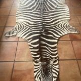 Real zebra skin