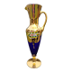 Trefuochi Murano vase in blown glass, floral pattern in relief