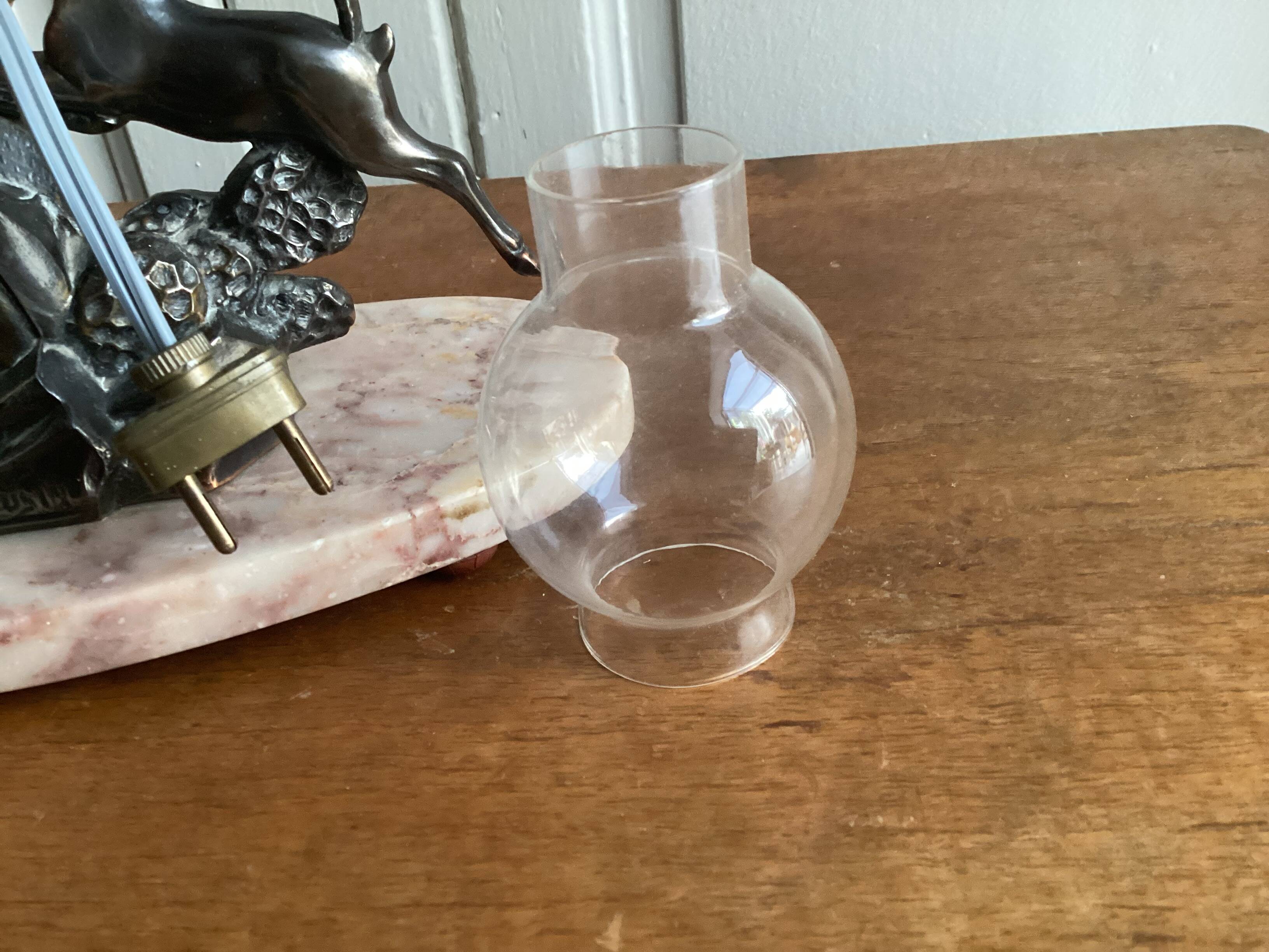 Antique bedside lamp night light by Jacques Limousin