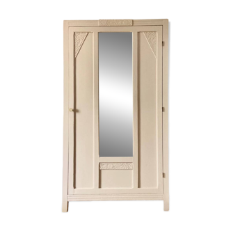Armoire parisienne Art Déco rose nude