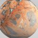 Stunning red Maligano jasper spheres on bases — Decorative mineral duo