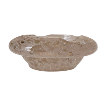 Thick glass ashtray from the 70s