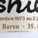 Toshio ashiba, l'atelier des prés, 1973. original lithograph poster