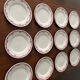 Set de 12 assiettes à dessert Saint Amand 1930