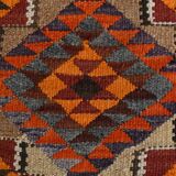 Colorful Multicolor Tribal Kilim Runner Rug, 82x295Cm