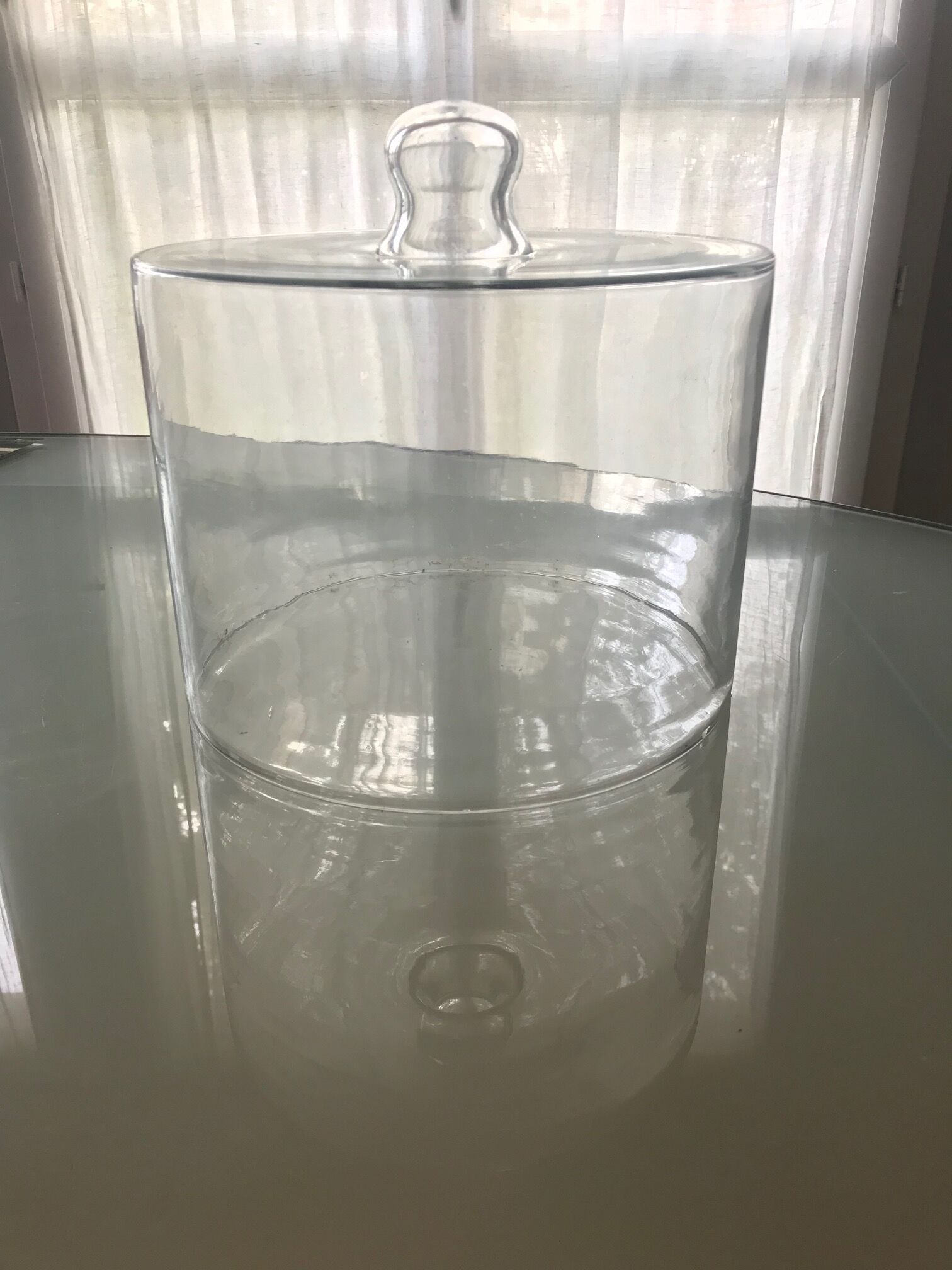 Glass bell for food preservation