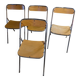 Lot de 4 chaises pliantes Souvignet