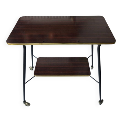 Table d'appoint vintage (années 60-70) en formica