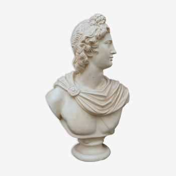 Greek bust God Apollo