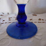 Flutes a champagne foot blue cobalt