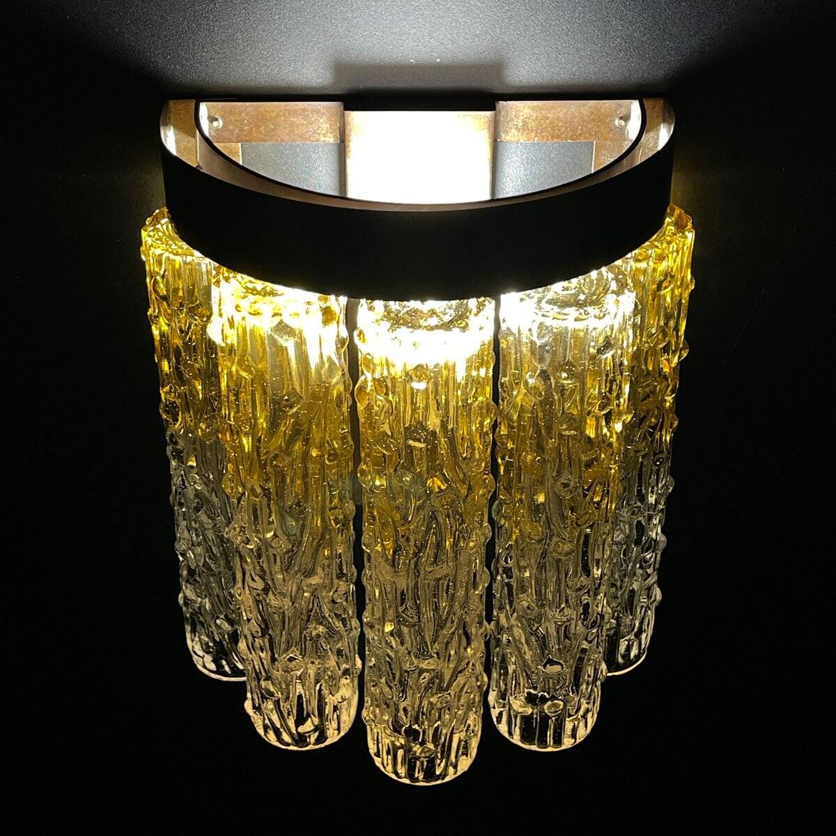 Vintage wall lamp Tronchi by Venini, Italy, 1960s