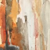 Watercolour on paper by Michel BÉRARD (1933-2020) Abstraction, c 1965