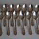 12 silver plated soup spoons Frionnet François