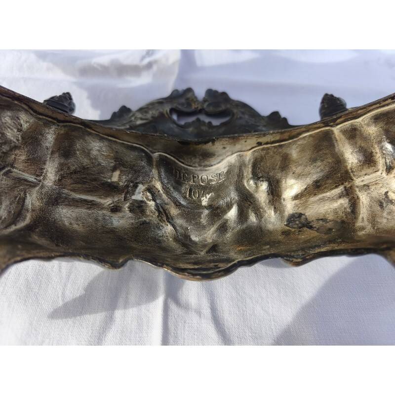Silver-plated planter
