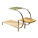 Stand de fleurs vintage par Emile Guyot, acier chromé Bauhaus avec verre coloré, milieu du 20e siècle, Tchécoslovaquie, 79 × 30 x 105 cm