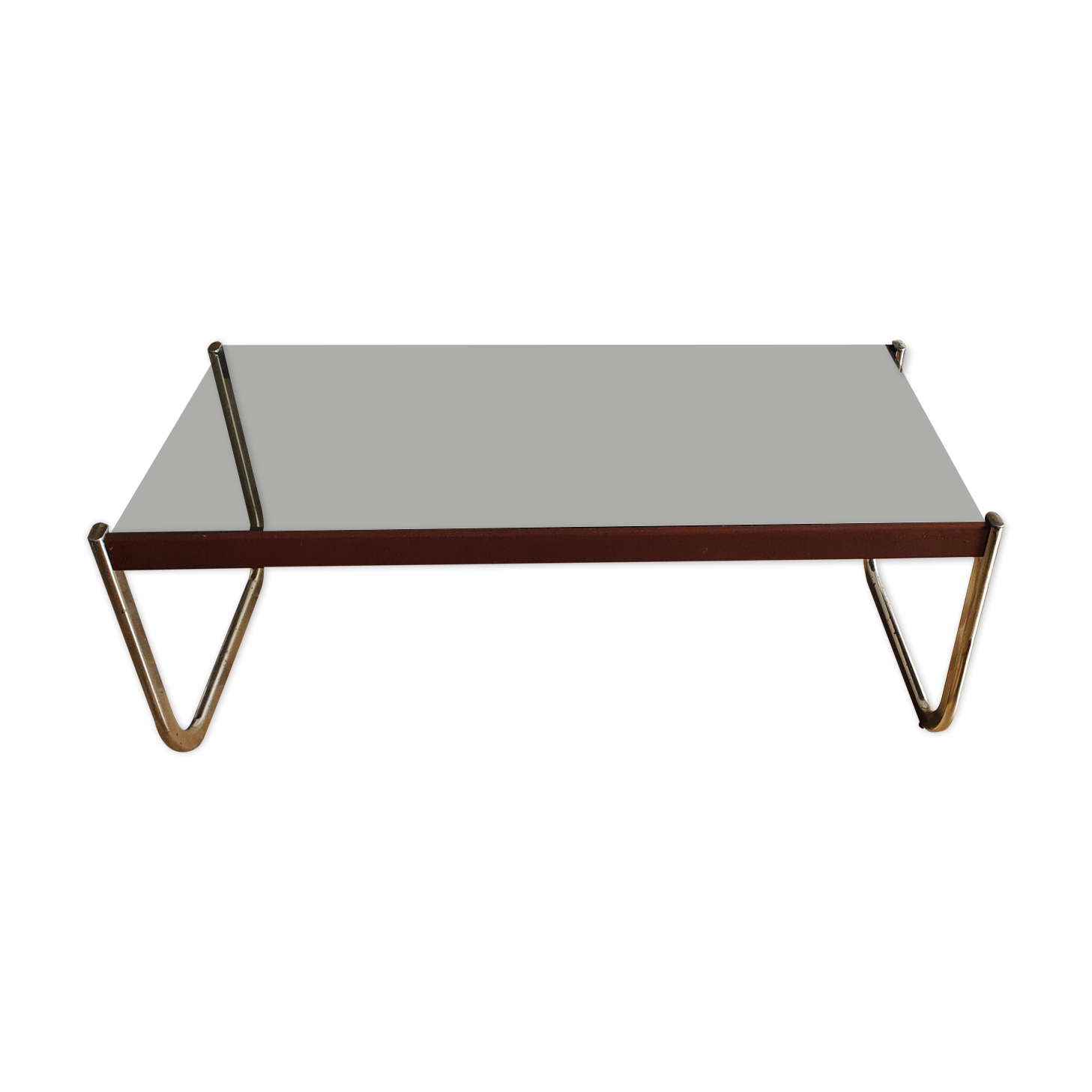 Smoked glass coffee table