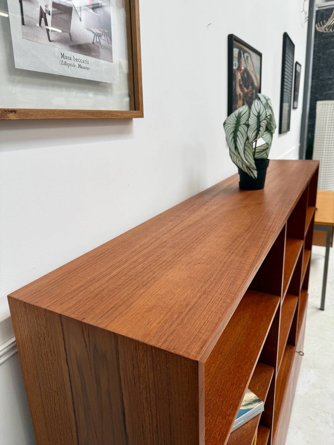 Scandinavian teak bookcase