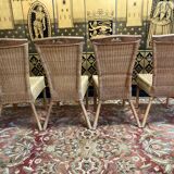 4 chaises en osier