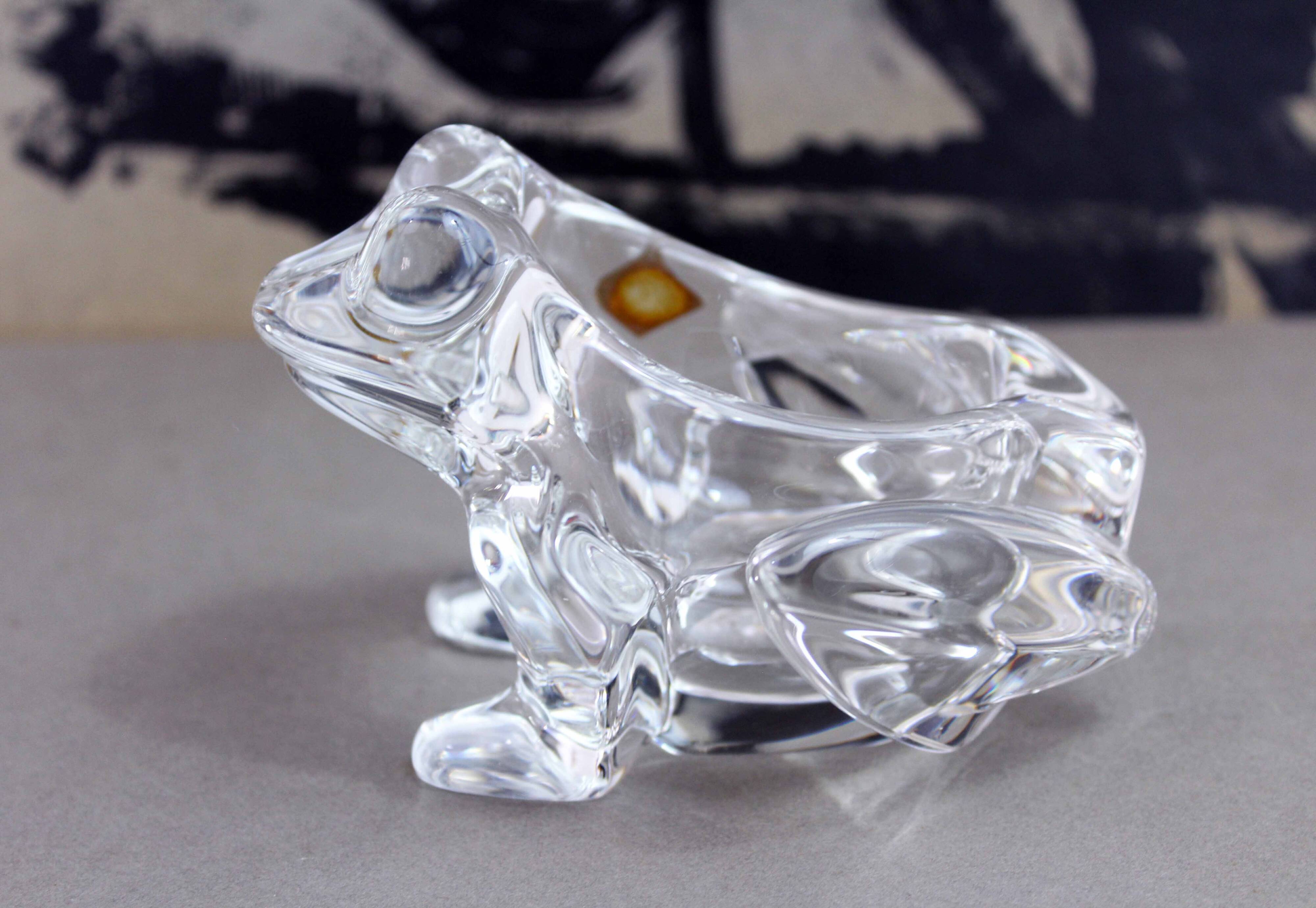 Crystal Frog Ashtray