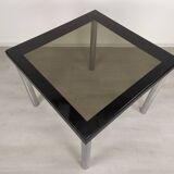 Vintage chrome square table