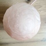 Pink art deco table lamp