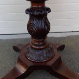 19th century English mahogany pedestal table.
