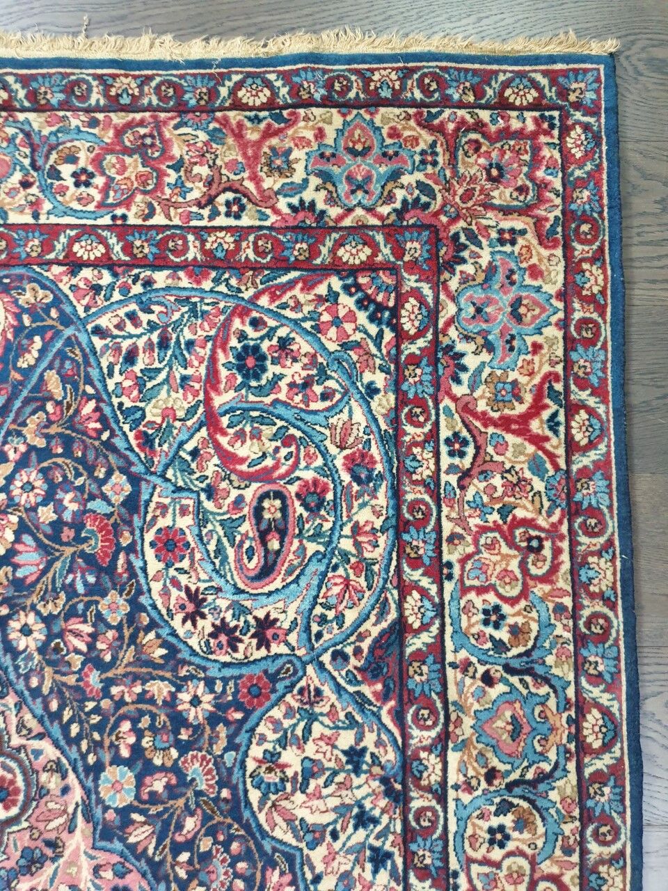 Handmade Kerman rug