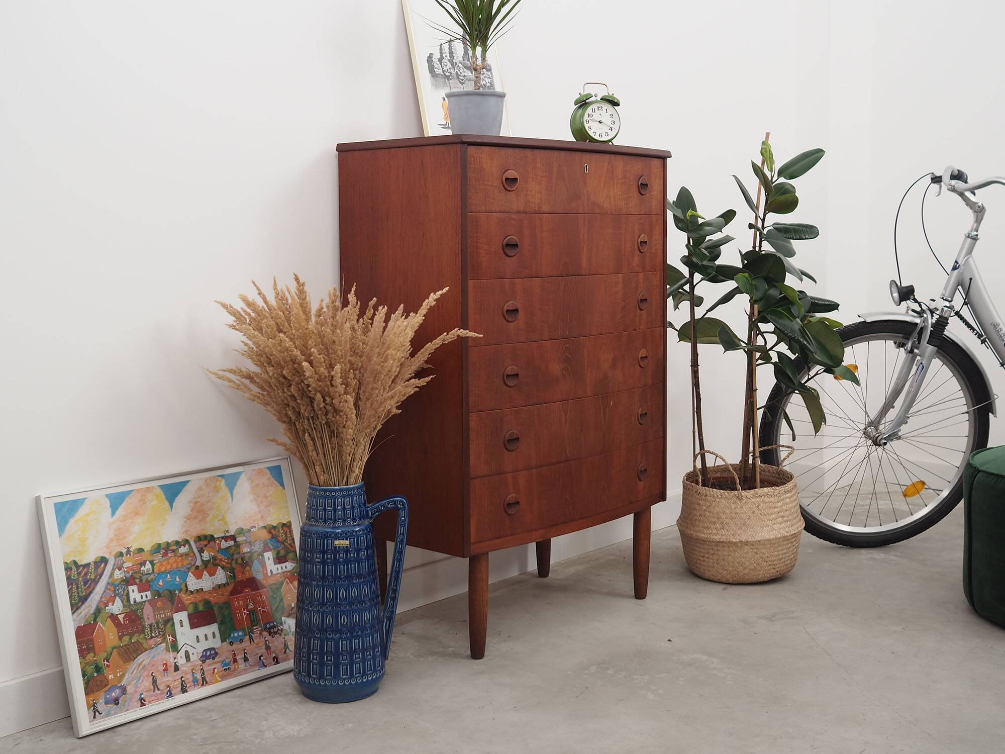 Teak chest of drawers, Danish design, 60s, made in Denmark