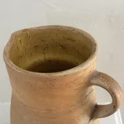 Old stoneware pitcher