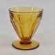 Lot 6 Verres Liqueur Ambre