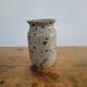 Pyrite sandstone vase